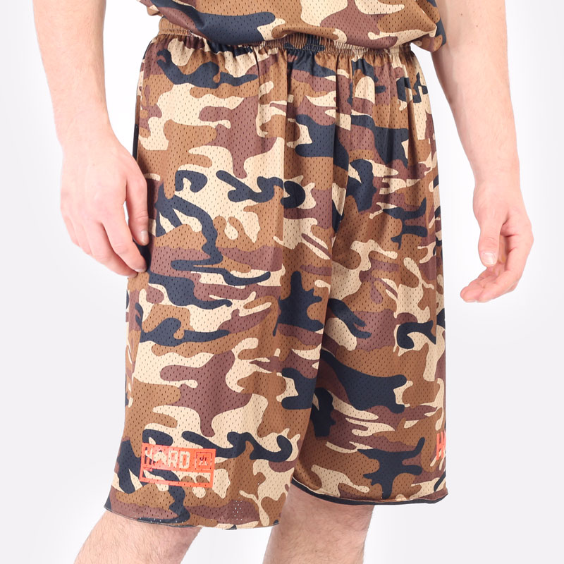 мужские  двухсторонние шорты Hard HRD Shorts Hard Desert camo202 - цена, описание, фото 3
